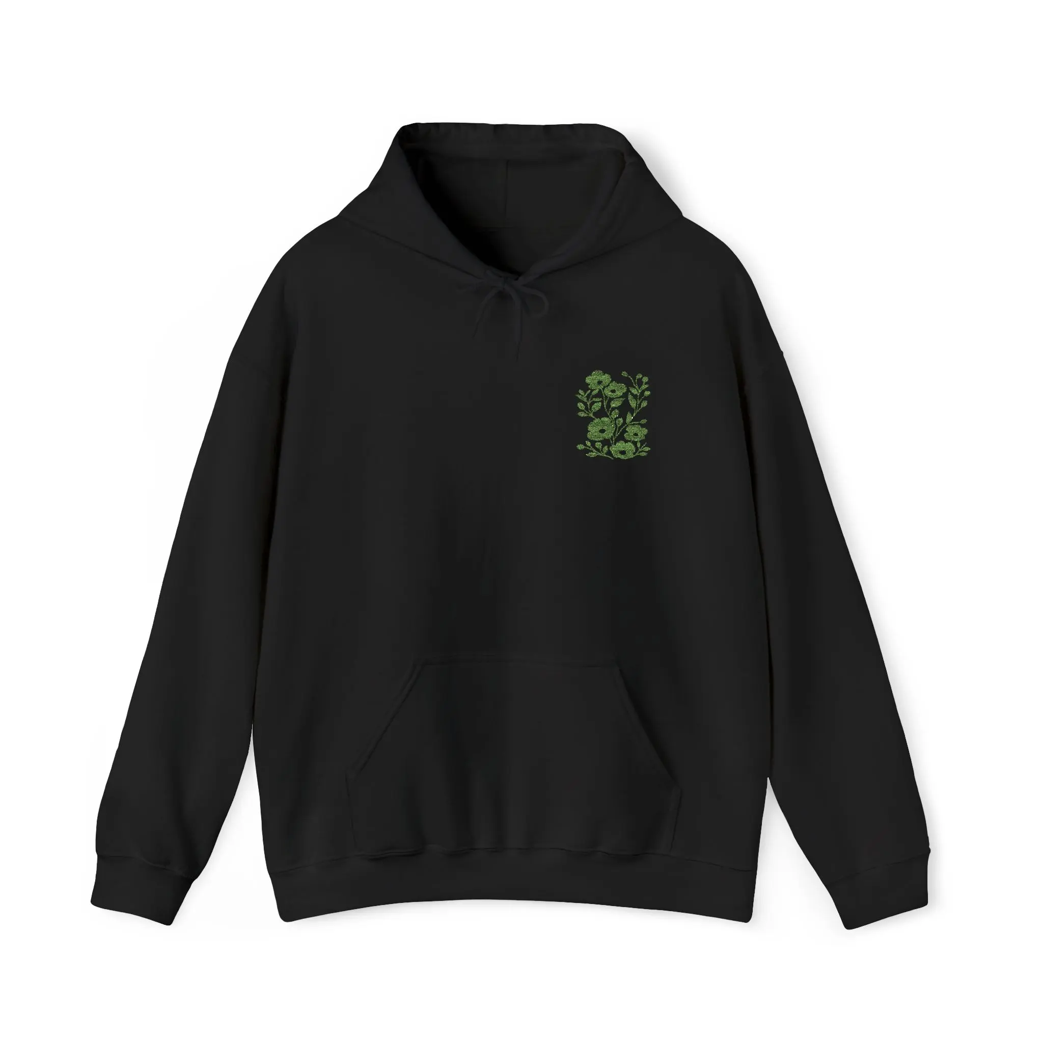 Embroidered Floral Hoodie