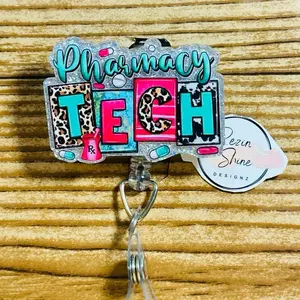 Pharmacy Tech Badge Reel