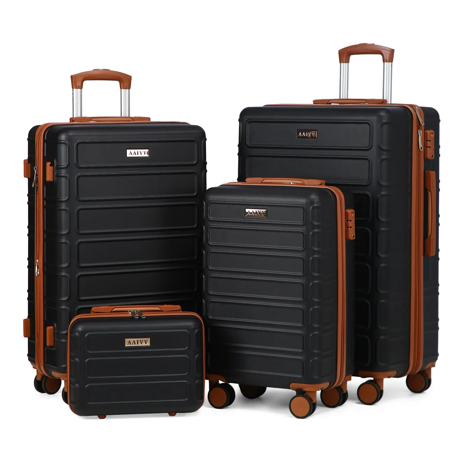 Luggage Sets 4 Piece, Durable Expandable Suitcase with TSA Lock, Hard Shell and Double Spinner Wheels, Perfect for Business Trips, Family Vacations, and Everyday Travel