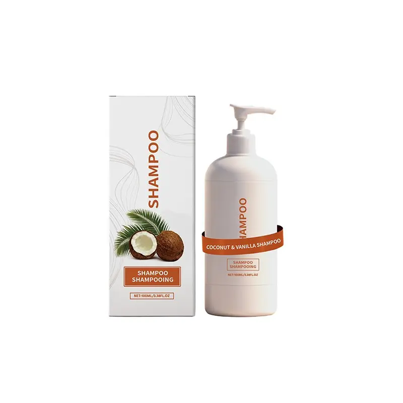 Coconut Vanilla Shampoo, Haircare, Oil Control, Volumizing, Strong Hair, Smooth Care, Liquid Form, Single Item, No Alcohol or Aerosol