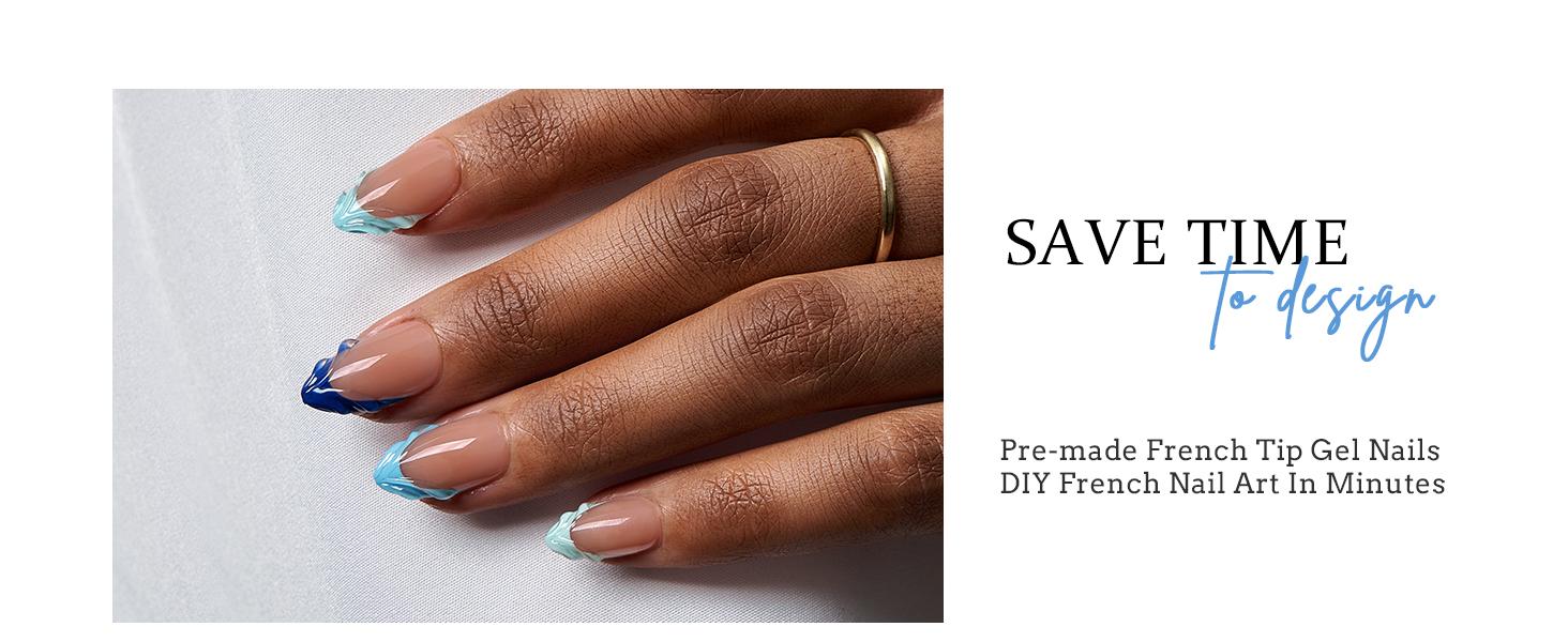 BTArtboxnails XCOATTIPS Press on Nails - 150pcs Christmas Red Short Square or Almond French Tips,Christmas Red Soft Gel False Nail, Soak Off Acrylic Fake Nails Extensions