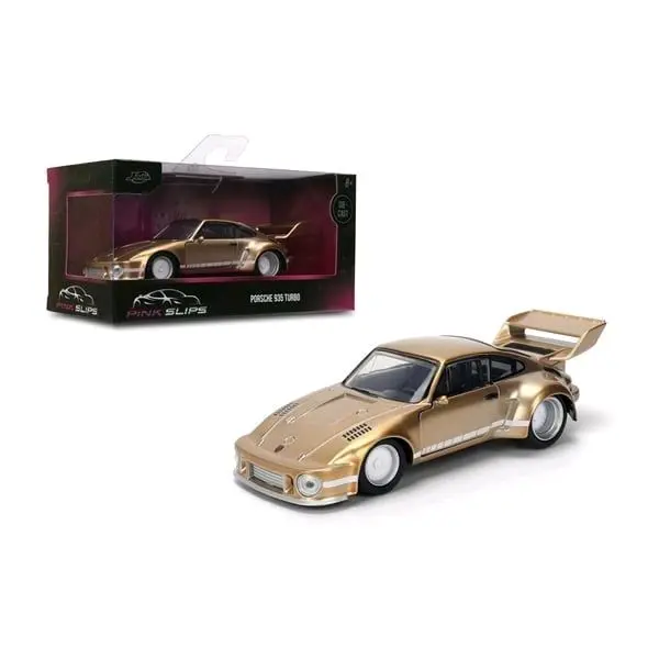 Low stock  Jada 1:32 Scale Pink Slips Porsche 935 Turbo Diecast Car Model