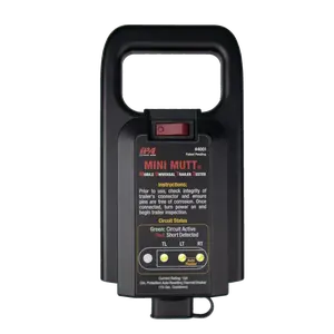 MINI MUTT 4-Pin Trailer Tester: Power and Test Boat Utility & Small Cargo Trailers Without a Truck - Plug-and-Play with 20V DeWalt Compatible Batteries