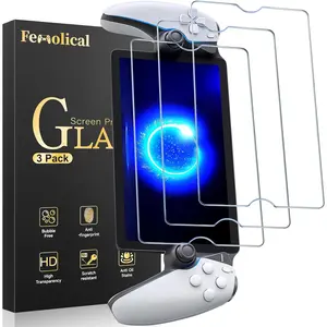 3 Packs Screen Protector Tempered Glass for PlayStation Portal Remote Player 8 inch 2023, Transparent HD Clear Anti-Scratch Screen Protector for PlayStation PS Portal Remote 8.0'' Player
