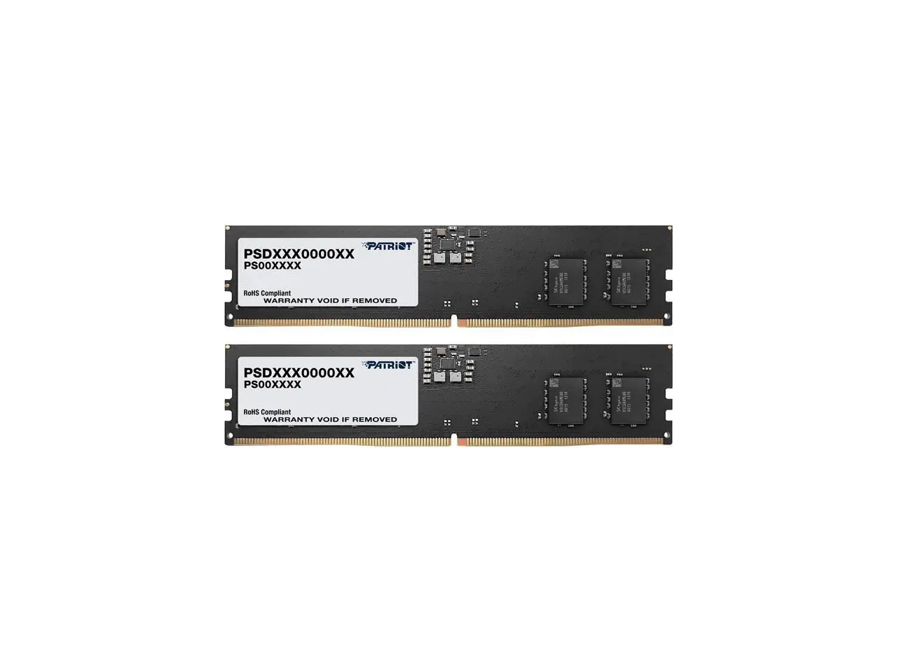 Patriot Signature Line 32GB (2 x 16GB) 288-Pin PC RAM DDR5 4800 (PC5 38400) Desktop Memory Model PSD532G4800K
