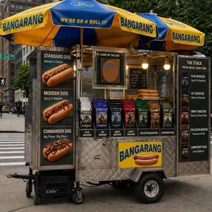 Hot Dog Cart - Give me the works!