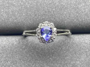 A667 Tanzanite Ring Natural Stone