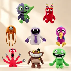 Cartoon monster plush toy, soft stuffed animal doll, cute yet scary character pillow, suitable for collection and decoration