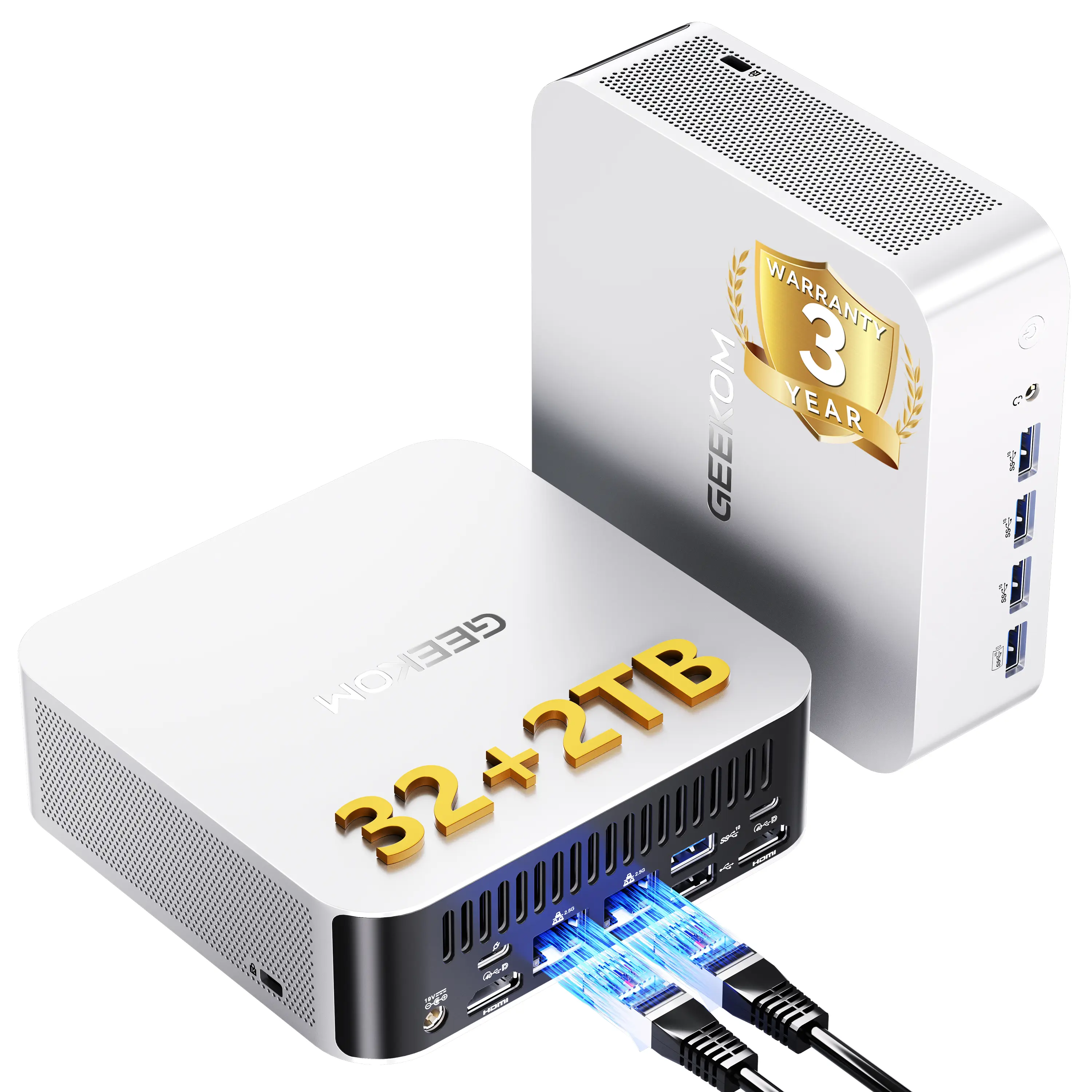 GEEKOM A9 Max AI Mini PC – AMD Ryzen AI 9 HX 370 (80 TOPS) Radeon 