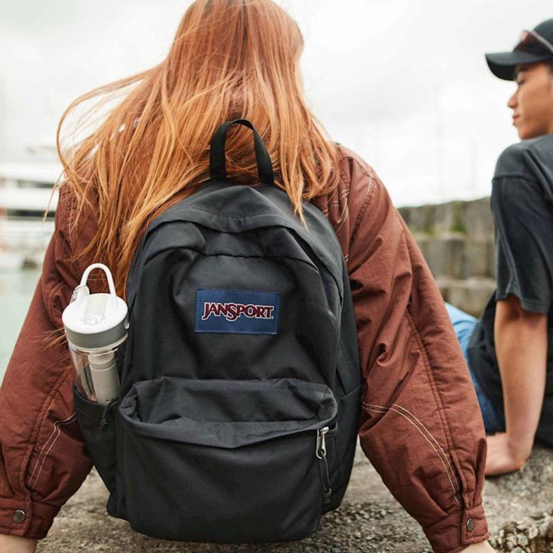 JanSport SuperBreak One Backpacks - Durable, Lightweight Bookbag with 1 Main Compartment, Front Utility Pocket with Built-in Organizer - Premium Backpack, Black