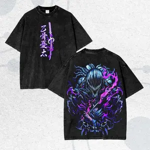 Vintage Cursed Spirit Duo Dark Flame Washed Shirt