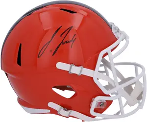 Jerry Jeudy Cleveland Browns Autographed 2024 Speed Replica Helmet - Fanatics Authentic Certified