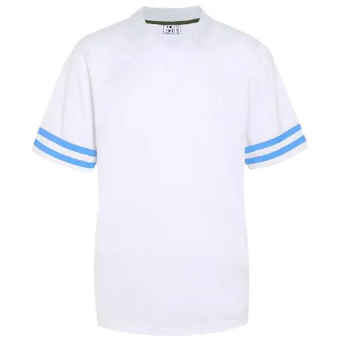 Light Blue Stripe White Jersey