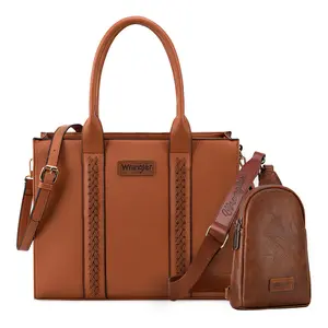 Wrangler Large Work Tote Bag for Women and Crossbody Sling Bags
