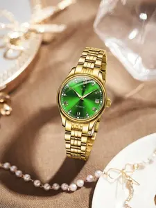 Women's Luxury Automatic Mechanical Watch, Steel Band, Dial, Business Casual Fashion, High-End Women's Wristwatch
