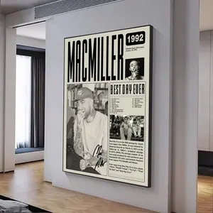 Mac Miller Poster, Mac Miller Retro Magazine Poster Decor Wall Mac Miller Poster, Mac Miller Retro Magazine Poster Decor Wall