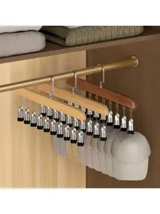 Compact Space-Saving Hat Organizer Hanger - Holds 10 Items in 1 Small Hanger, Perfect for Small Apartments & Dorms