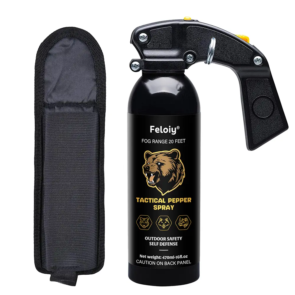 Maximum Strength Bear Repellent Spray with Holster and Safety Buckle - 16 Oz Effective Outdoor Defense, Camping & Hiking Safety Gear