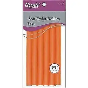 Annie Soft Twist Rollers 6pcs - 5/8in