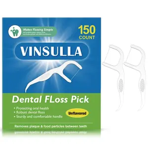 Professional Clean Flossers, Toothpick, Extra Strong Floss Picks, 150 Count (Unflavored)
