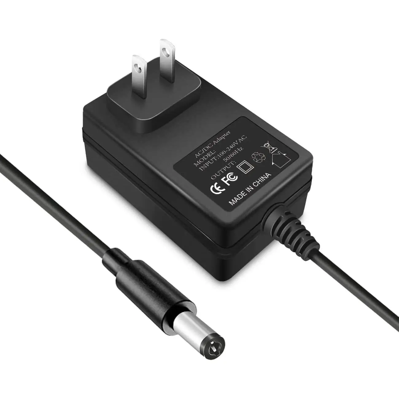 9V 2A AC-DC Power Adapter for Casio Keyboard Tone Piano - DC Jack Wall Charger for Keyboard Users, 110-240V Universal Supply Cord, 0.1A-2A Current Range, 250mA/1000mA Many Models Compatibility, Overheat Safety Protection, 1-Piece