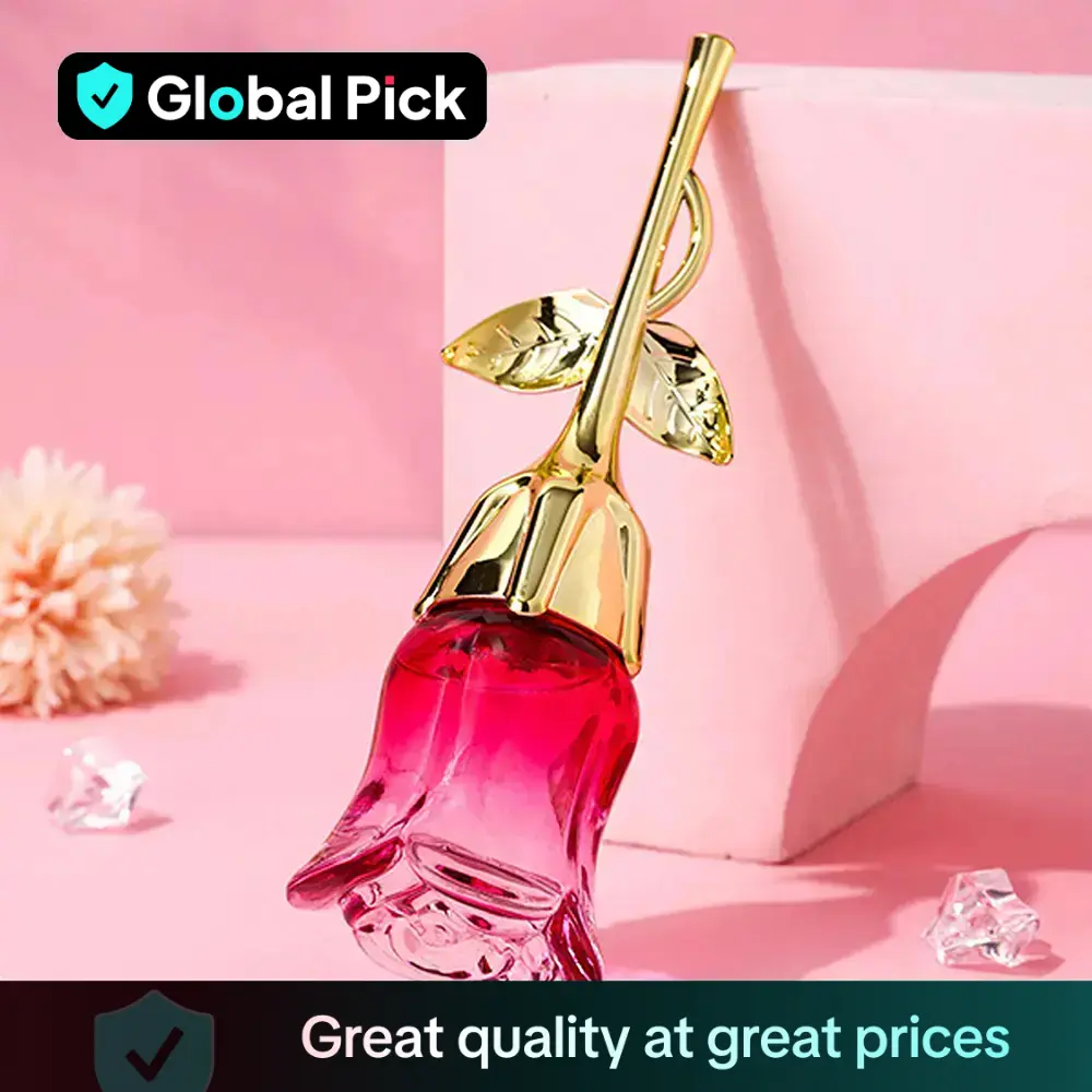Women's Rose Pattern Perfume, Elegant Fragrance For Women, Fragrance For Daily Life, Fashion Perfume For Party, Daily Clothing Decor, Fragrance Scent