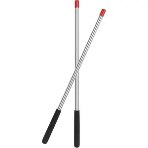 Pair Upgrade Garage Torsion Spring Winding Rods, Winding Bars with Non-Slip Handle for Adjusting or Replacing Garage Door Tension Springs - Size 17.3"