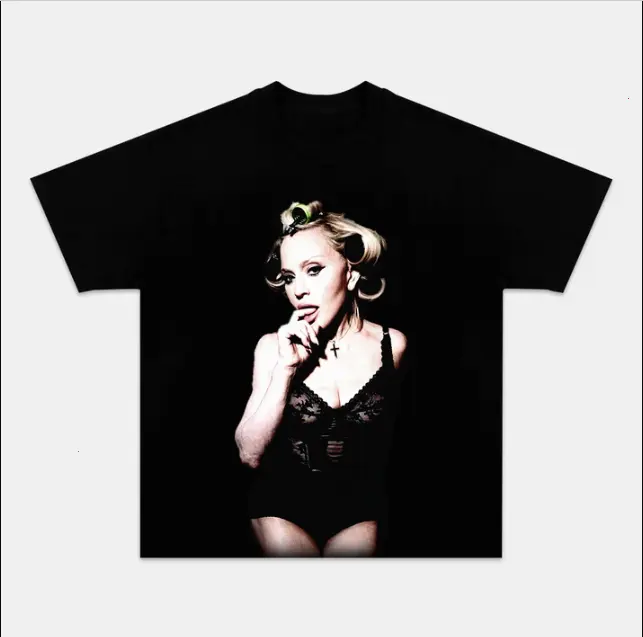 #Madonnaaaa tee,  Vintage Celebrity Tee Heavy Cotton Tee Music 90 s Styled Shirt Hip hop Vibes Y2K, Fan Favorite shirt. Unisex Cotton