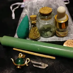 Mini Cash Candle manifesting kit ,with everything included