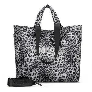 Wrangler Leopard Print Large Crossbody Tote