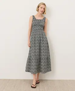 Women's Organic Coastal Double Gauze Cami Dress