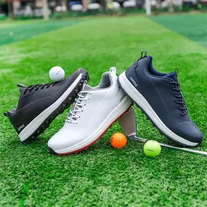 Spikeless Golf Shoes Men Waterproof Golf Shoes Comfortable Breathable Golf Footwear Mens Golf Sneakers Golf Walking Shoes