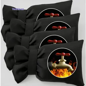 4 Pack Reusable Waterproof Outdoor Faucet Covers, Thickened Anti-Freeze Hose Bib Socks, Winter Freeze Protection for Garden Faucets Black Household Items