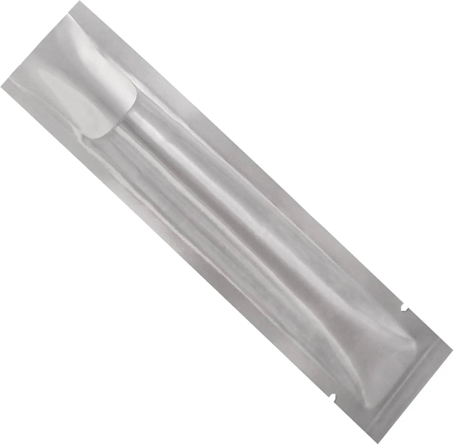 100 Pcs 1.4x5.9 Inch Mylar Heat Seal Vacuum Pouches - Aluminum Foil Bags with Tear Notch, All Seasons Home Organizer Storage Bags for Toiletry, Skin Care, Conditioner, Spray Bottle Storage
