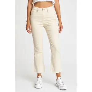Daze Denim | Shy Girl High Rise Flare Bootcut Jeans in cream
