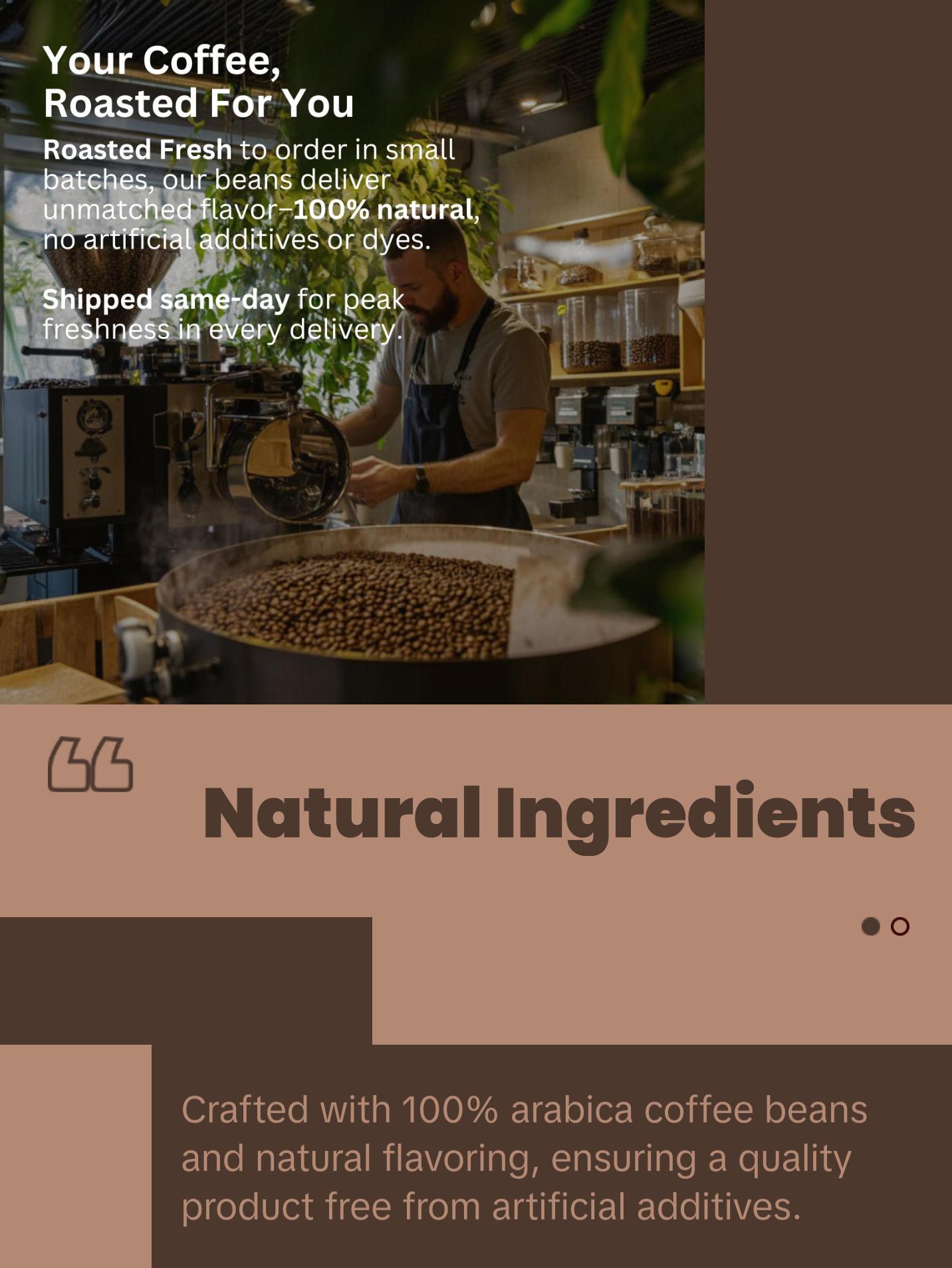 Mocha Flavored Coffee | Medium | Naturally Flavored | Sugar Free | No Artificial Additives |   Roasted & Shipped Same Day | 1% Profit to Cancer Research