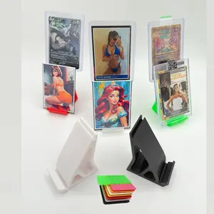 Dual Card Stand for Top Loader Cards, Bares & Slabs - Stylish Display Solution for Your Collection