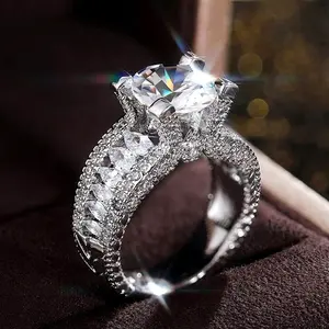 "Be the Queen of Every Occasion! Gift for Mother's Day. S925 Sterling Silver Zircon Ring – From Date Nights to Glam Parties, Shine Like a Star! #LuxuryJewelry"