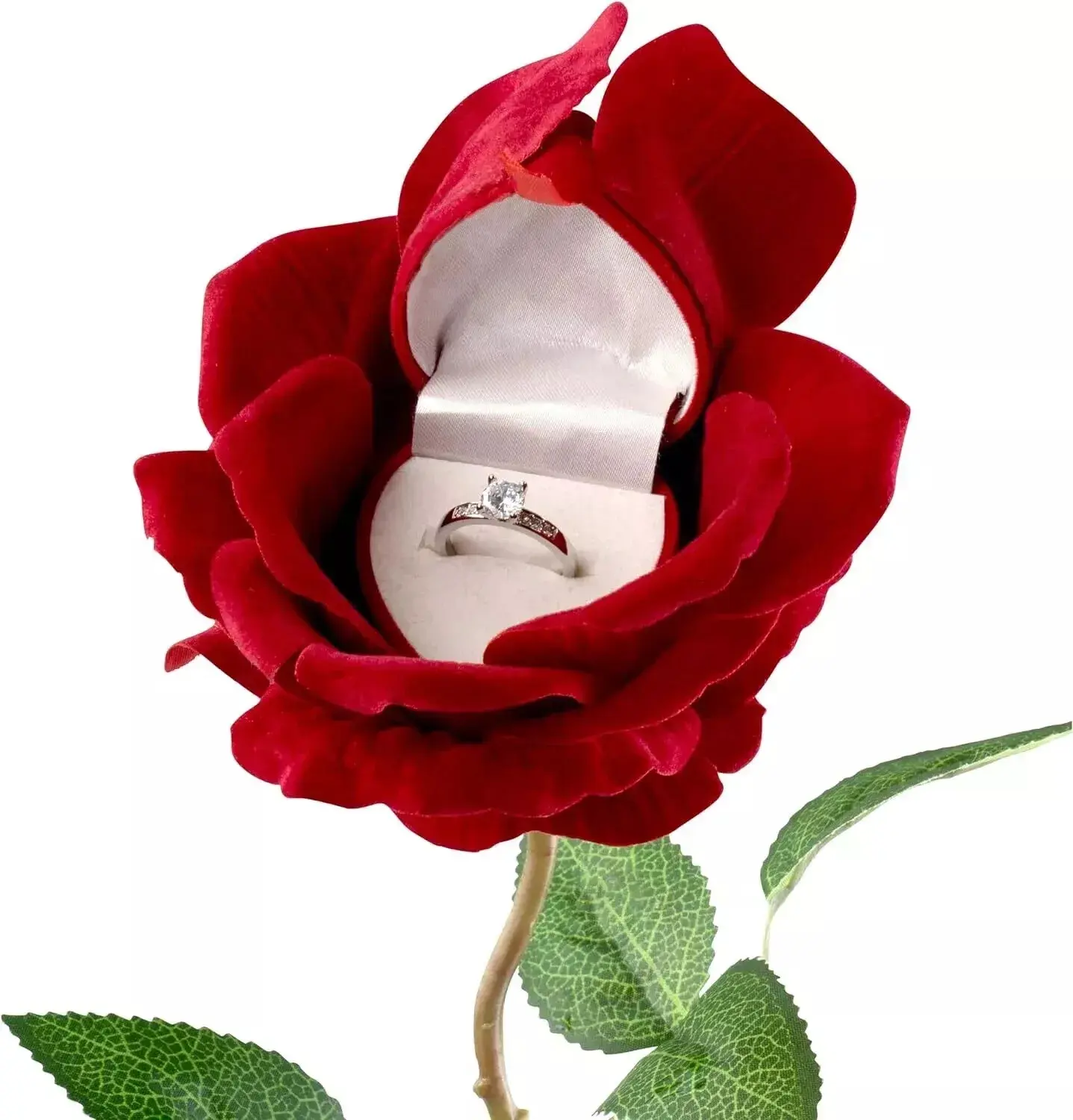 Romantic Rose Ring Box - Elegant Design for Valentines day- Ideal for Special Occasions