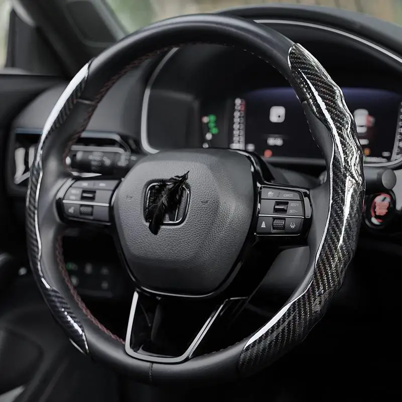 Car Steering Wheel Cover, Non-slip & Wear-resistant Steering Wheel Cover, Universal Car Interior Accessories for All Seasons