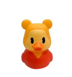 Winnie Character Themed Yellow Gold Red Rubber Duck Ducks - Costume Dress Up Gift Ducking- Individual - Adorable Bear gifts