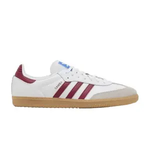 adidas Men's Samba OG 'White Burgundy Gum'