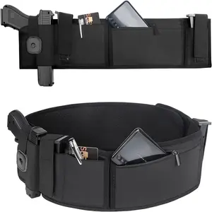 Concealed Carrying Bellyband Holster Pistol Belt