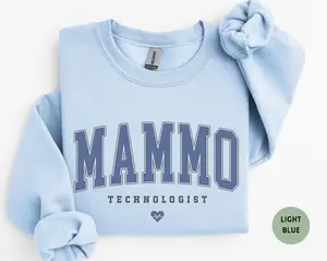 Mammo Technologist  Short Sleeved T-SHIRT / Sweatshirt, Mammo Tech , Mammography Technologist , Mammo Tech , Mammographer Crewneck Bottom