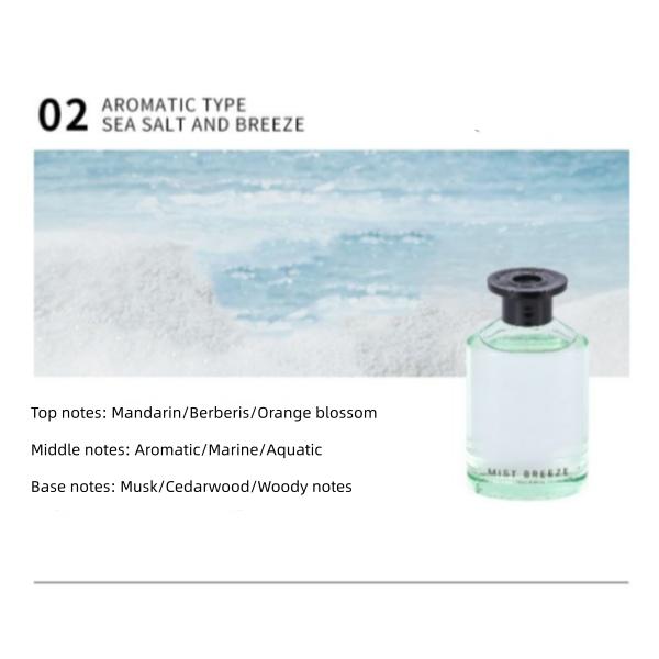Sea Salt Breeze Reed Diffuser 6.08 fl oz  - High-end Home Furnishing and Bedroom Diffuser with Long-lasting Fragrance Diffusion and Large Capacity