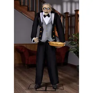 5.6FT Animatronic Evil Greeter Butler Decoration
