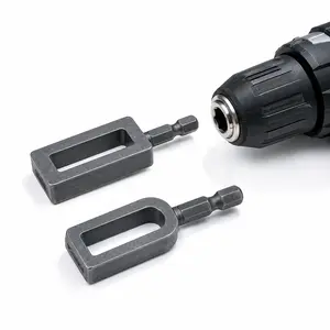 Professional Rebar Tie Wire Twisting Tool for Drills - 2PCS Heavy Duty Steel Wire Twister with 6mm Hex Shank for Construction and Fencing Projects fathersdaygift fathersdaygift