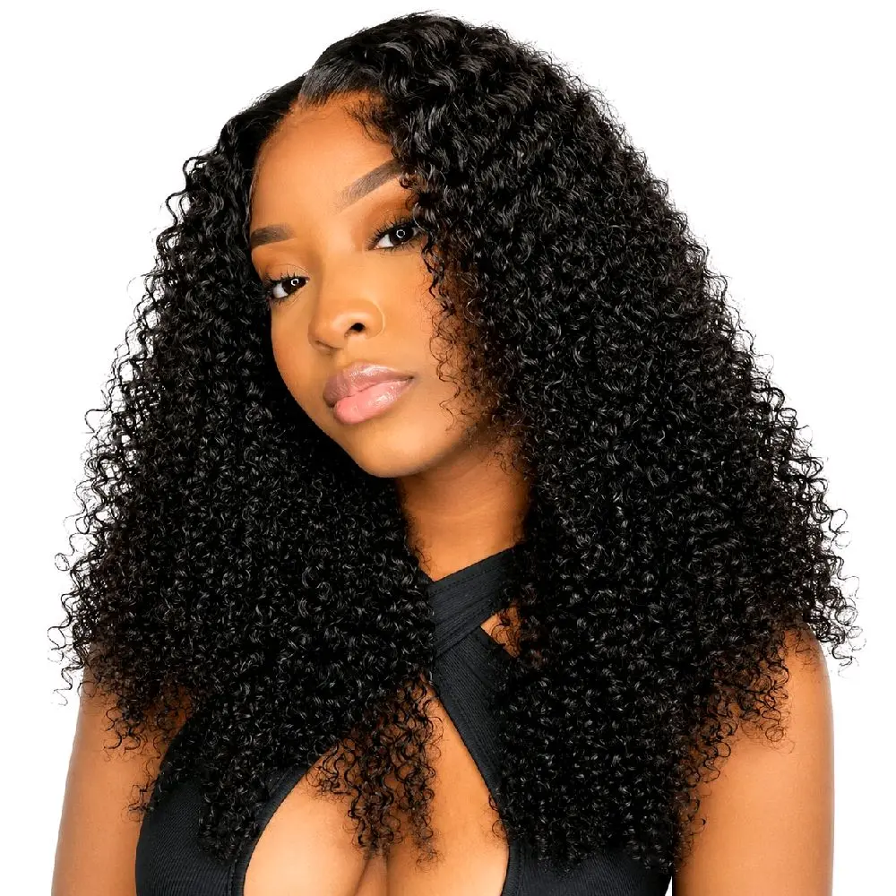 Deep Wave 13x4 HD Lace Frontal Human Hair Wig 180% | 200% Density Water Curly Transparent Full Lace Front Wigs For Women