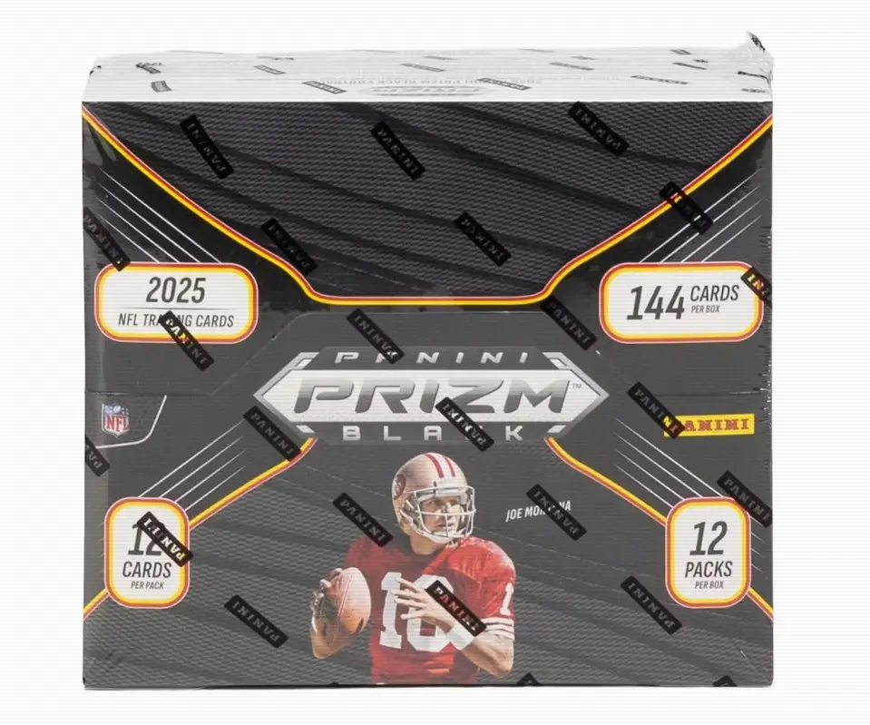 2025 Panini Prizm Black Football Hobby Box NFL Trading Cards 2025 Panini Prizm Black Football Hobby Box NFL Trading Cards