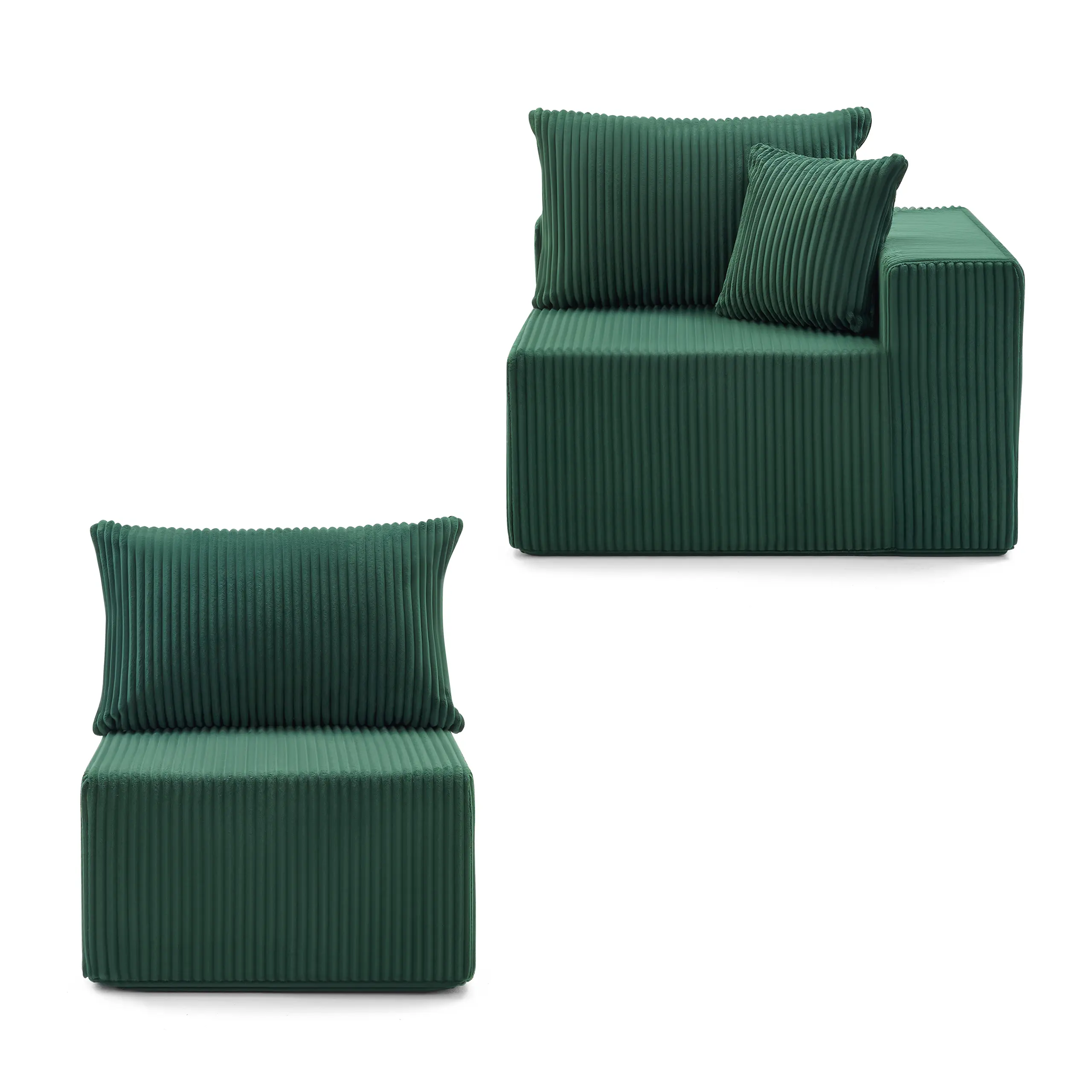 Green-Right Corner and Armless